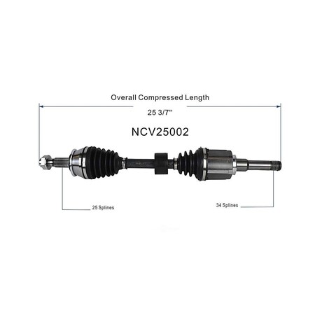 Gsp New Cv Axle No Gsp Ncv25002 Gsp NCV25002